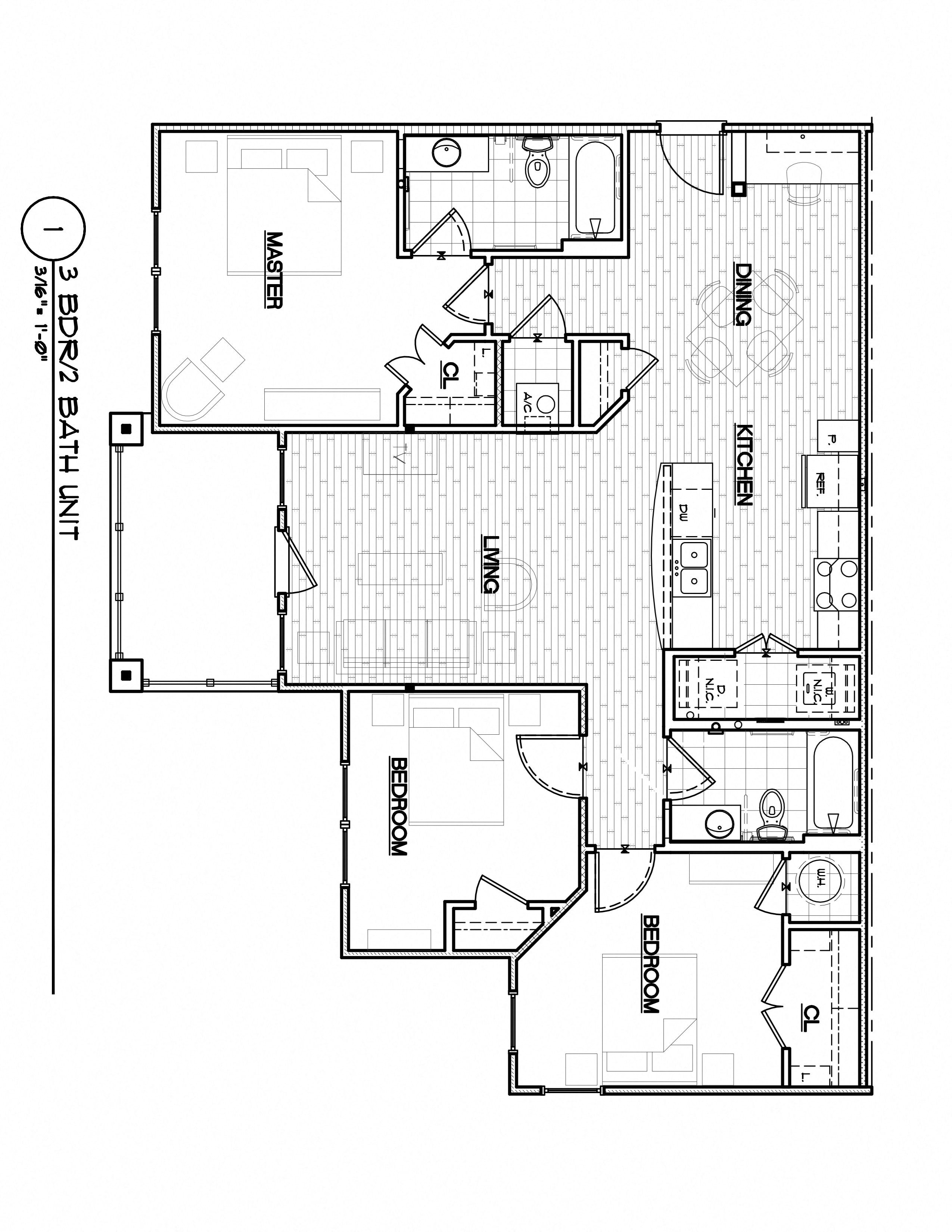 3 Bedroom 2 Bath 3 Bedroom 2 Bath